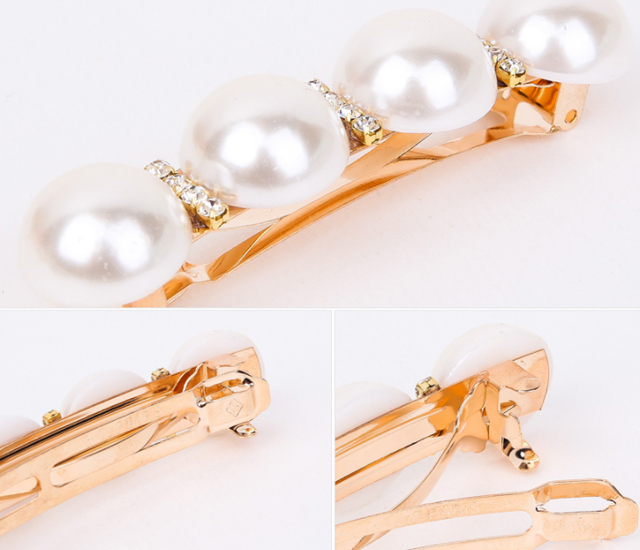 New Venus Pearl Hairpin Metal Hairpin Beautiful Go