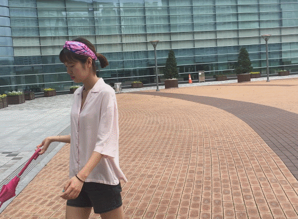 Designer bangs Bandana Jung Yu-mi Paisley Hair ben