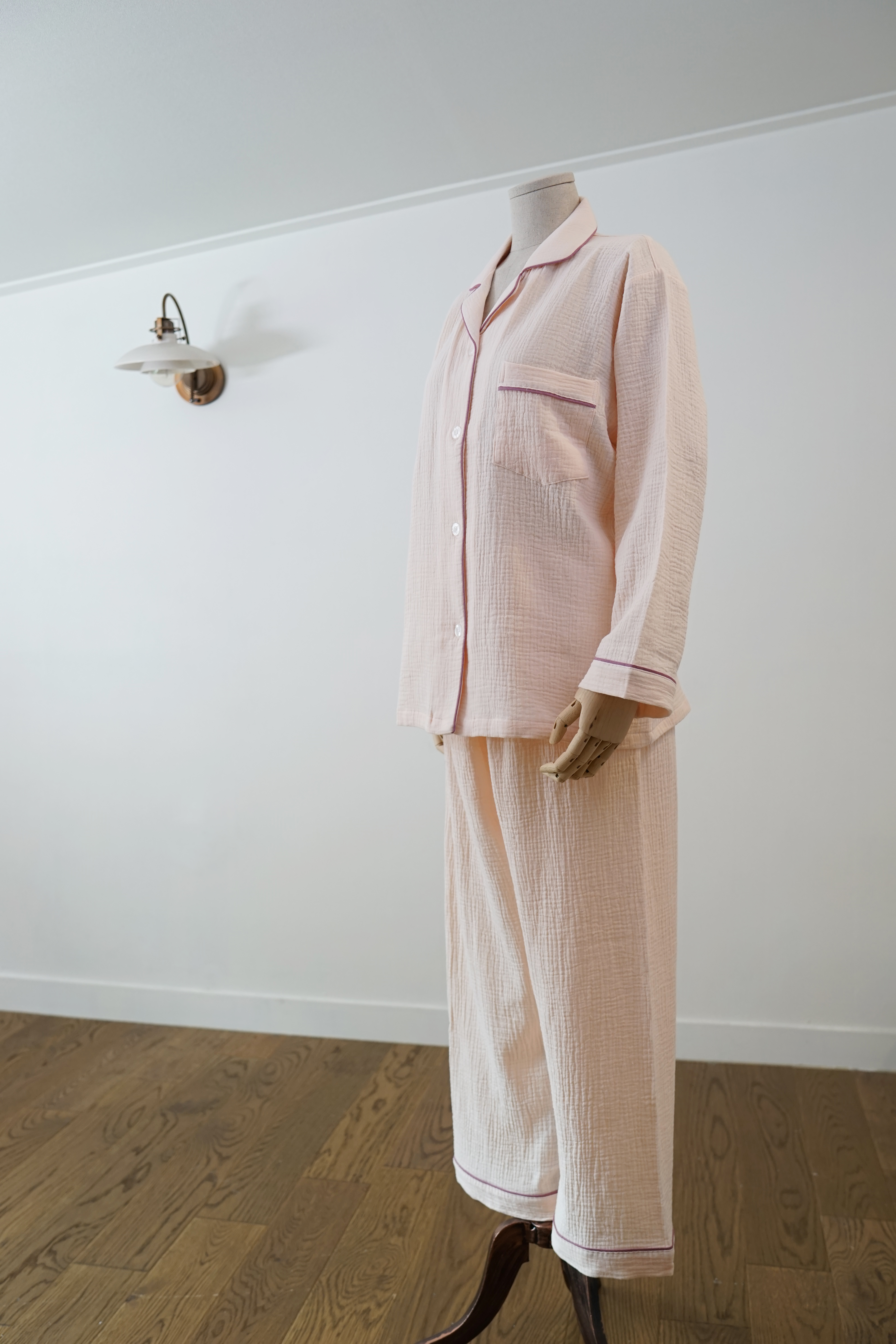 New 2 gauze pajamas _ Pink Homeware set pretty paj