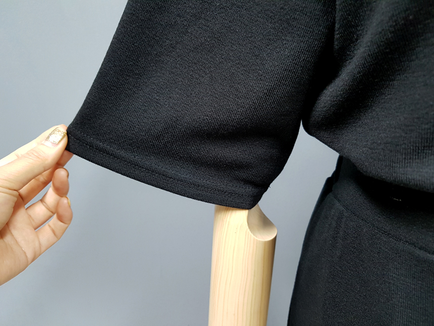 Short-sleeved Two-piece Big Size Banding Set Ribbo