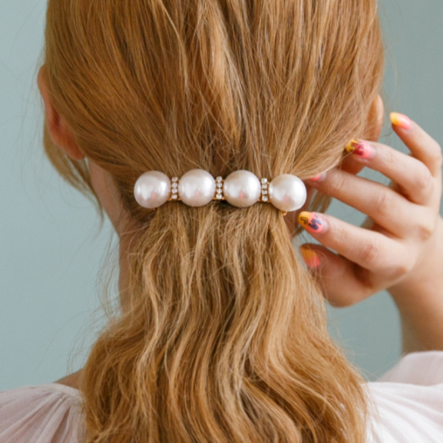 New Venus Pearl Hairpin Metal Hairpin Beautiful Go