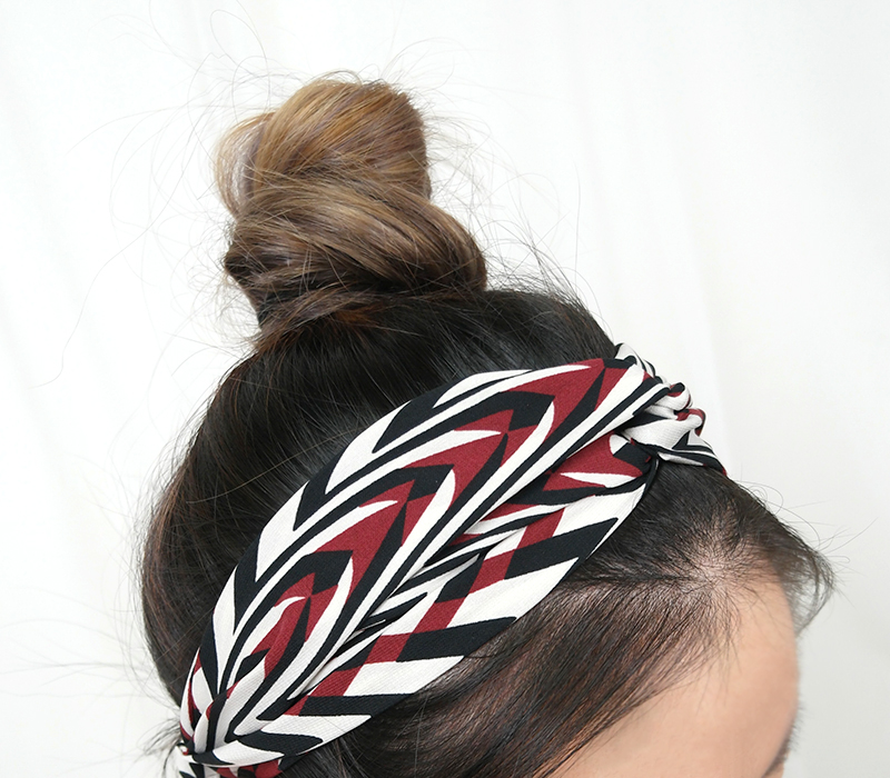 Vacation V Pattern Bandana Hair Band Headband Styl
