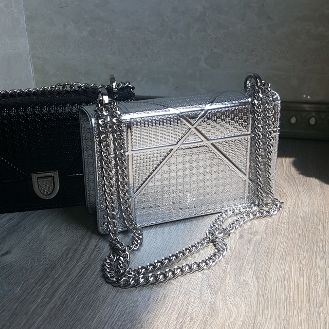 New Square Mini Shoulder Enamel Chain Bag Backpack