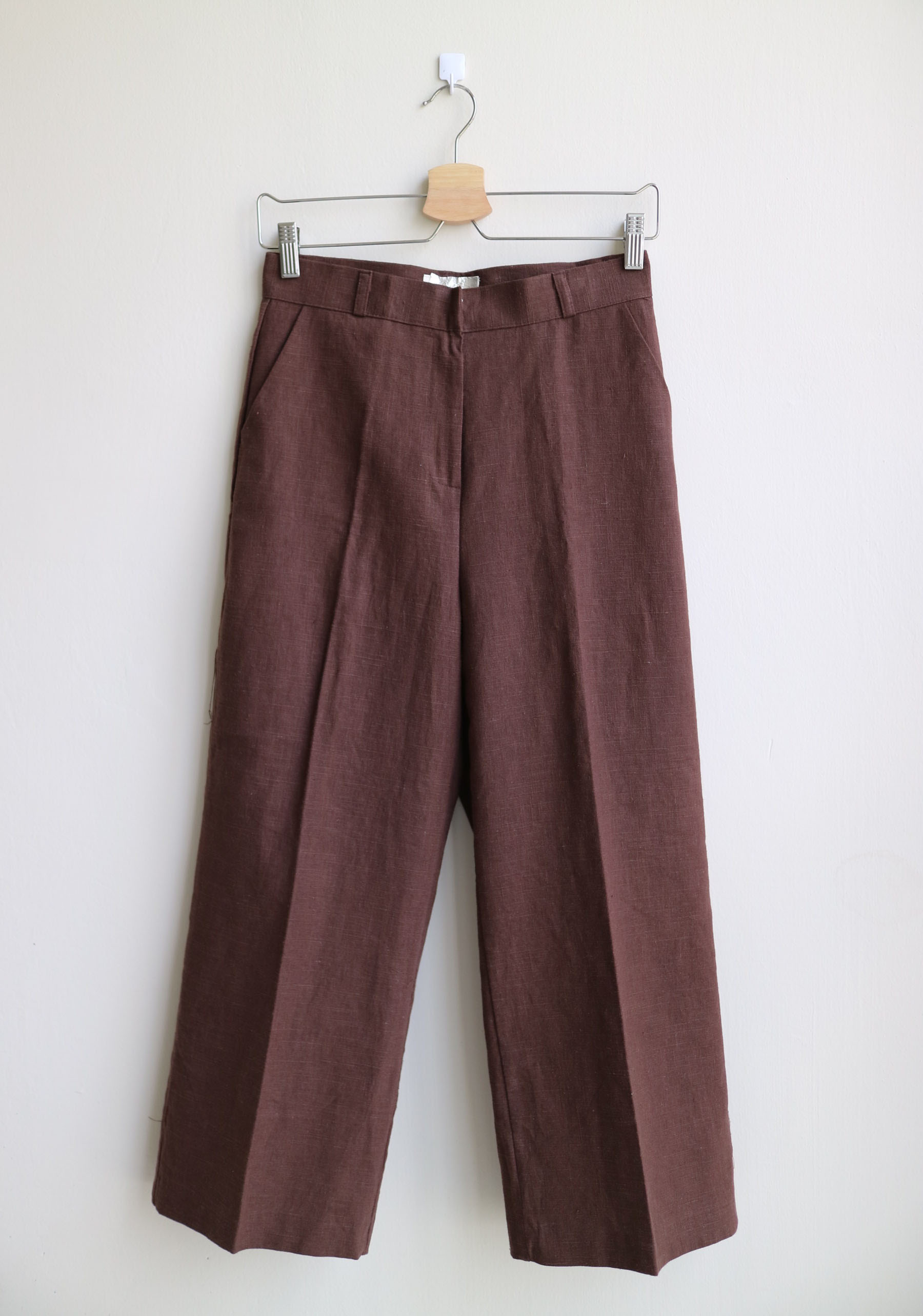 New Women's Pants Women's Wide Linen Slacks 
