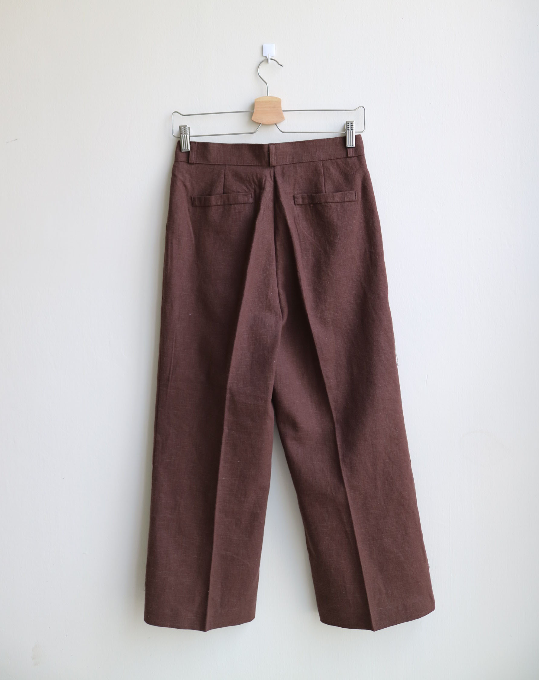New Women's Pants Women's Wide Linen Slacks 