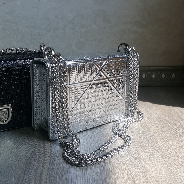 New Square Mini Shoulder Enamel Chain Bag Backpack