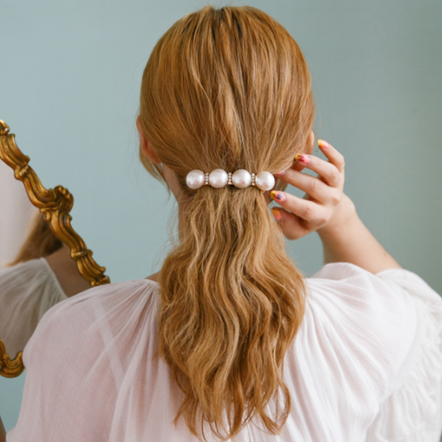 New Venus Pearl Hairpin Metal Hairpin Beautiful Go