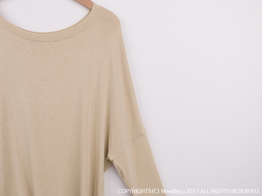 Autumn New Silk Ribbed Tee Rusty T-Shirt Nittai 30