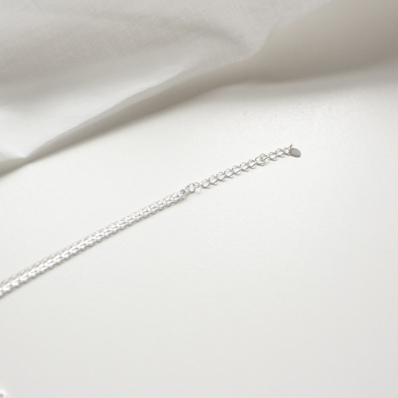 New Amati Cross Chain Bracelet A277B18 Amethyst 30