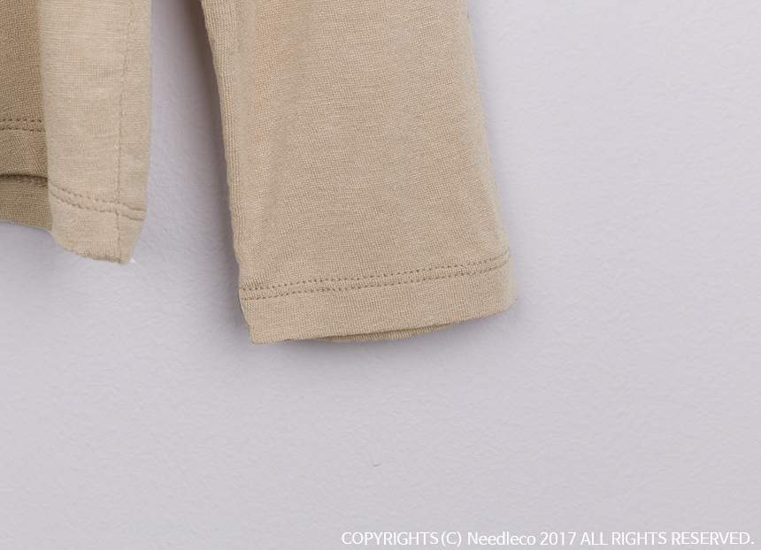 Autumn New Silk Ribbed Tee Rusty T-Shirt Nittai 30