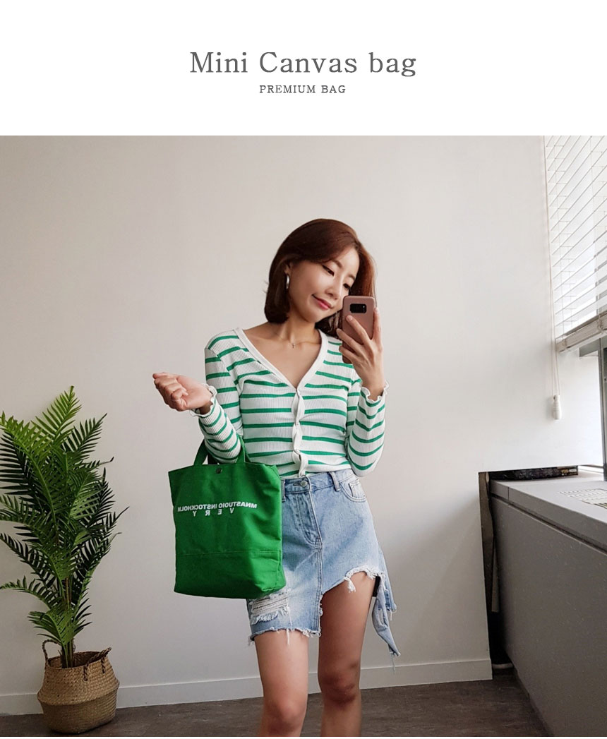 Mini Cross Canvas Eco Bag Tote Cloth Bag Light
