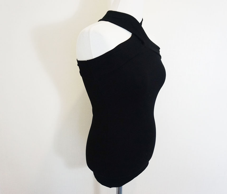 Cross-holter necklace 3color twenties female beaut