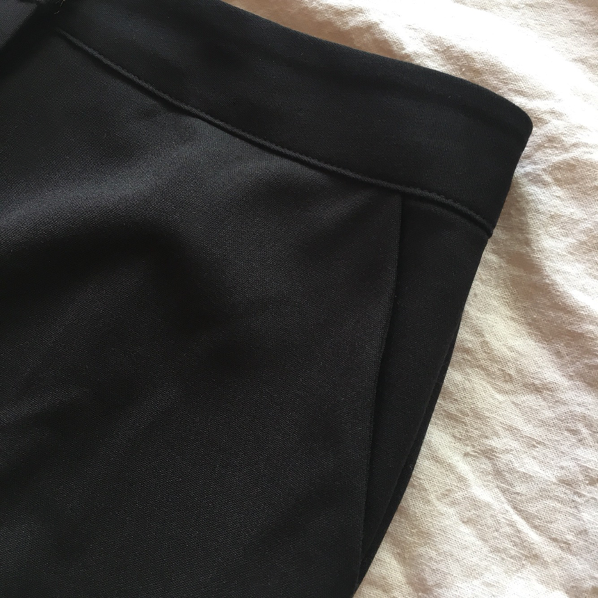 New Women's Pants Slim Semi Boots Cut Slacks Cl