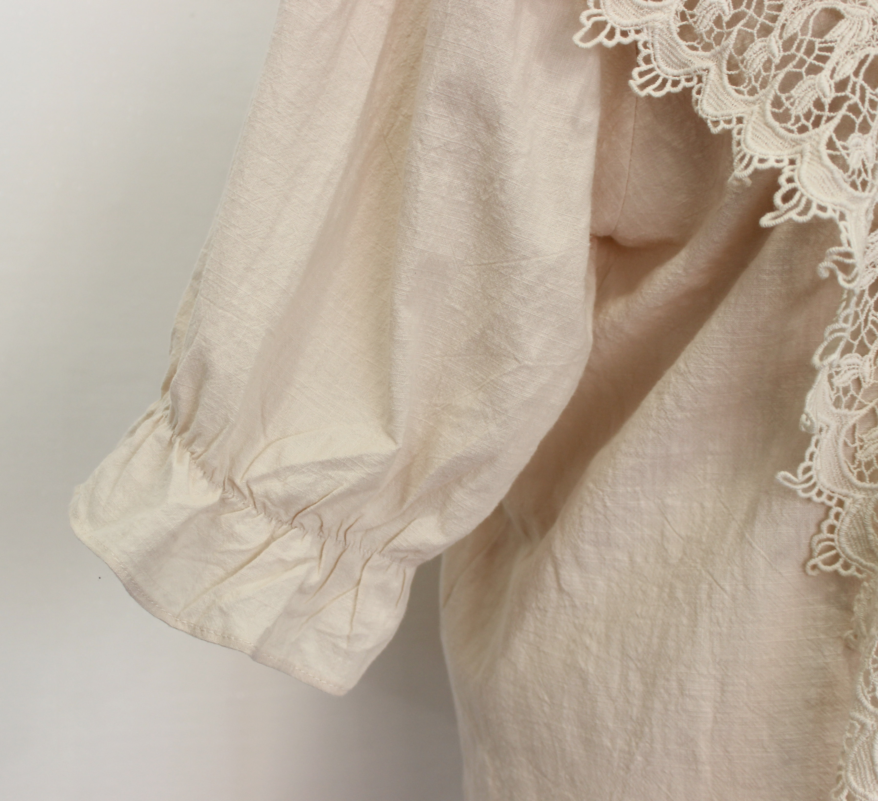 NEW FASHION LADY GIRL Blouse V-neck lace-off shoul