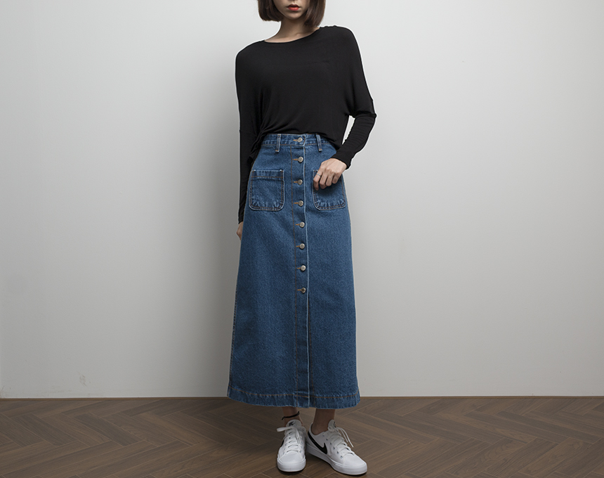 Autumn New Silk Ribbed Tee Rusty T-Shirt Nittai 30