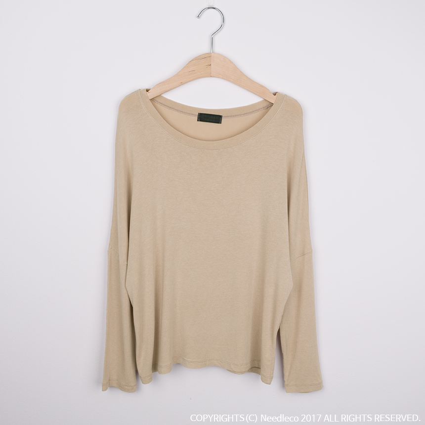 Autumn New Silk Ribbed Tee Rusty T-Shirt Nittai 30