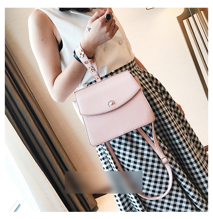 New Flower Cross Mini Handbag Women's Back Bags