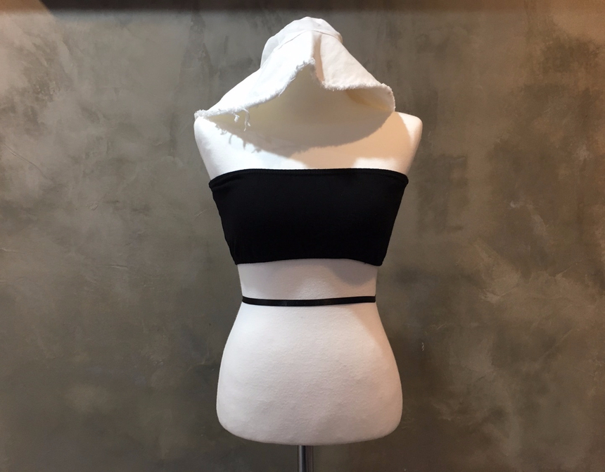 NEW NUBRA Bending Tube Top Bra with Off Shoulder U