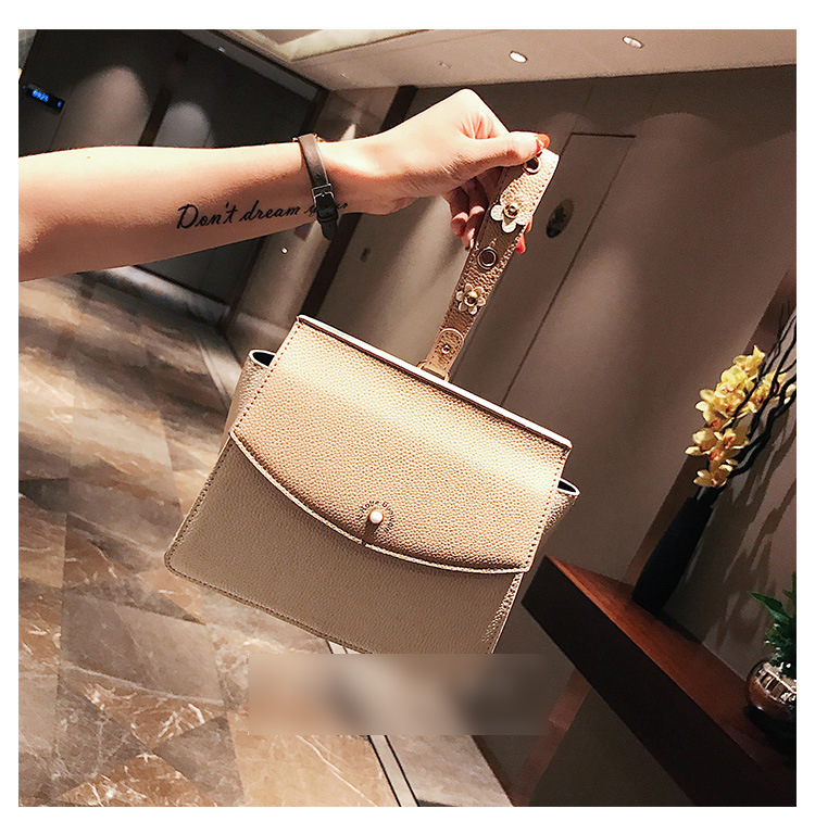 New Flower Cross Mini Handbag Women's Back Bags