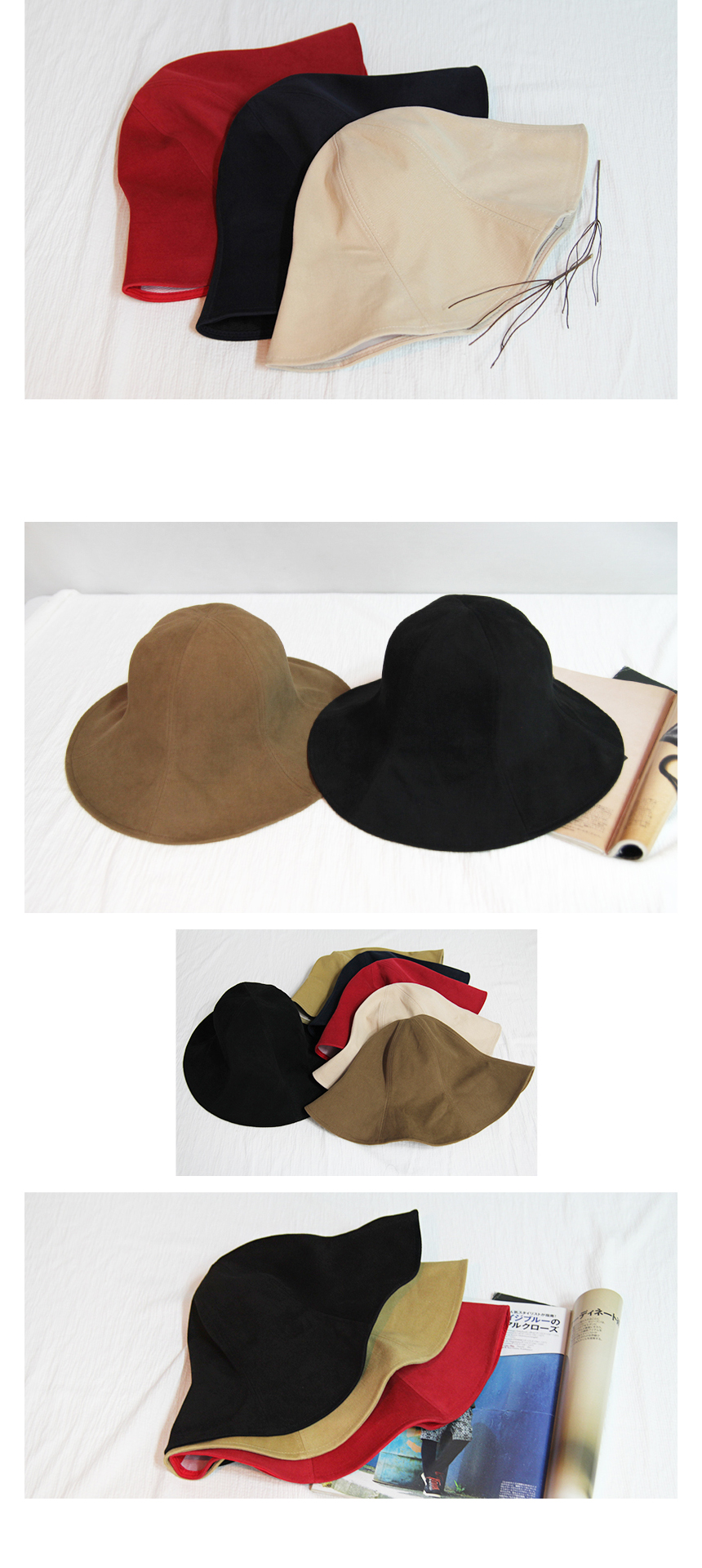 Women Sun Hats Light Daily Women Cotton Buckets Ha