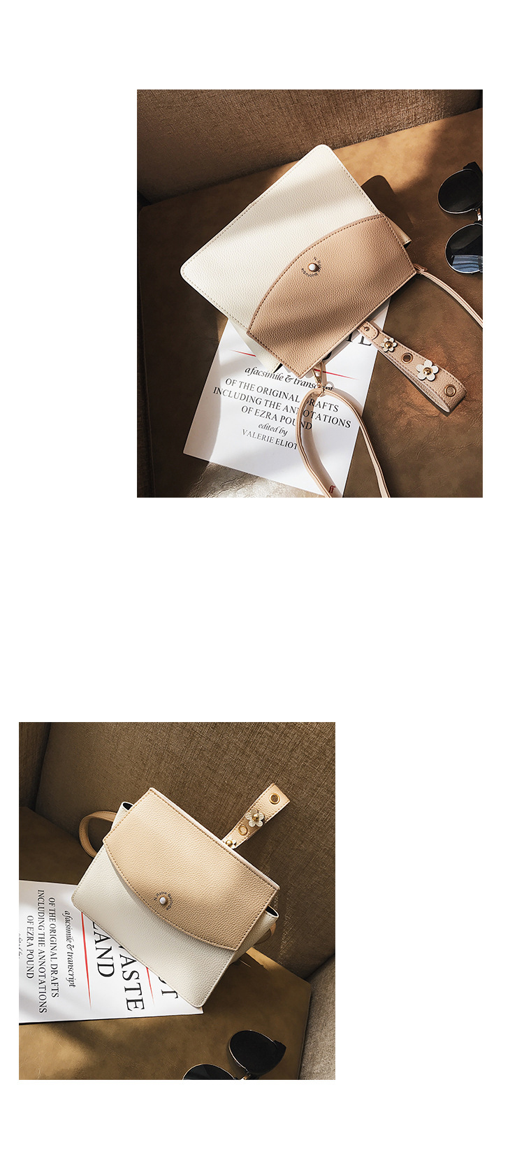 New Flower Cross Mini Handbag Women's Back Bags