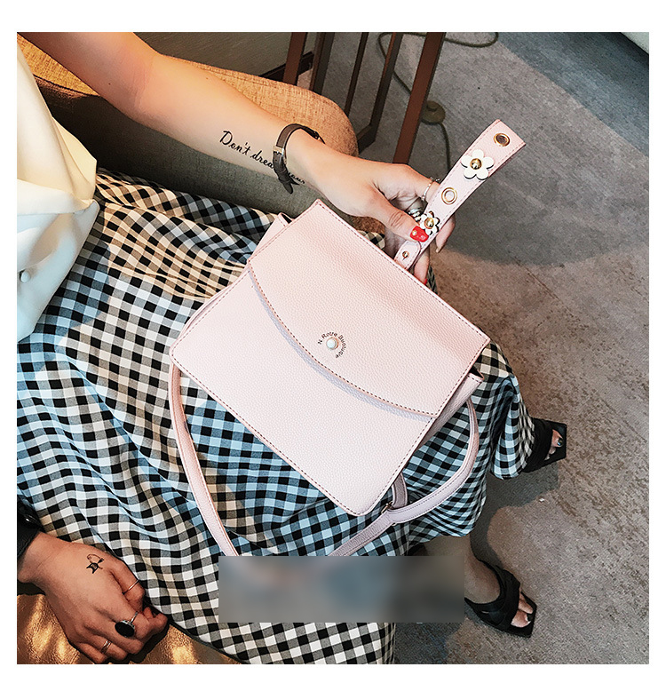 New Flower Cross Mini Handbag Women's Back Bags