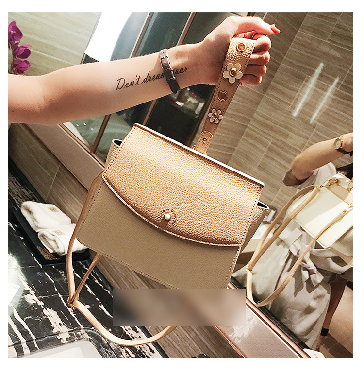 New Flower Cross Mini Handbag Women's Back Bags