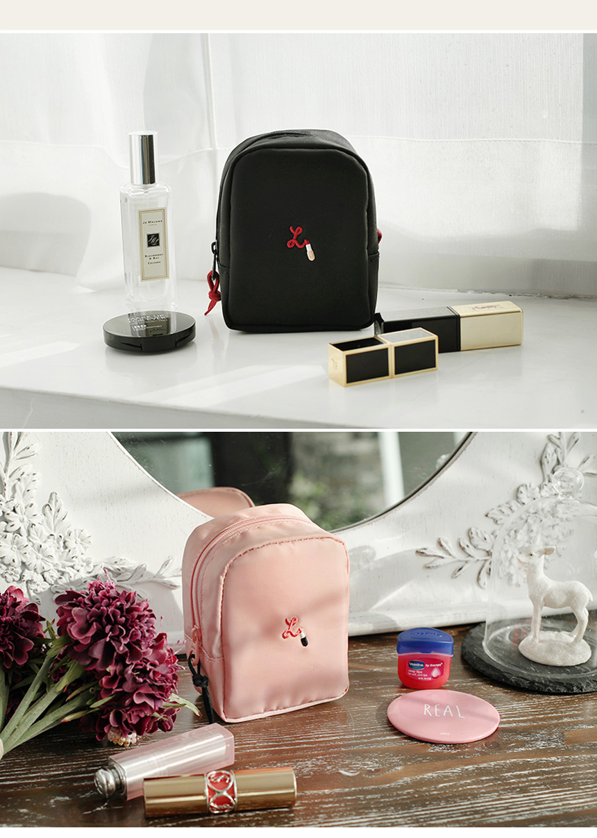 New Mini cosmetics pouch make-up Small-sized woman