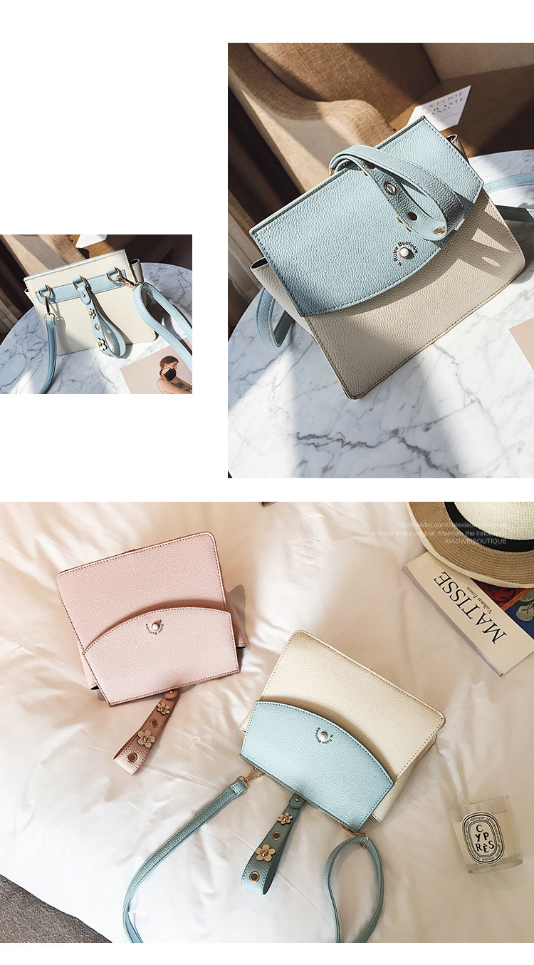 New Flower Cross Mini Handbag Women's Back Bags