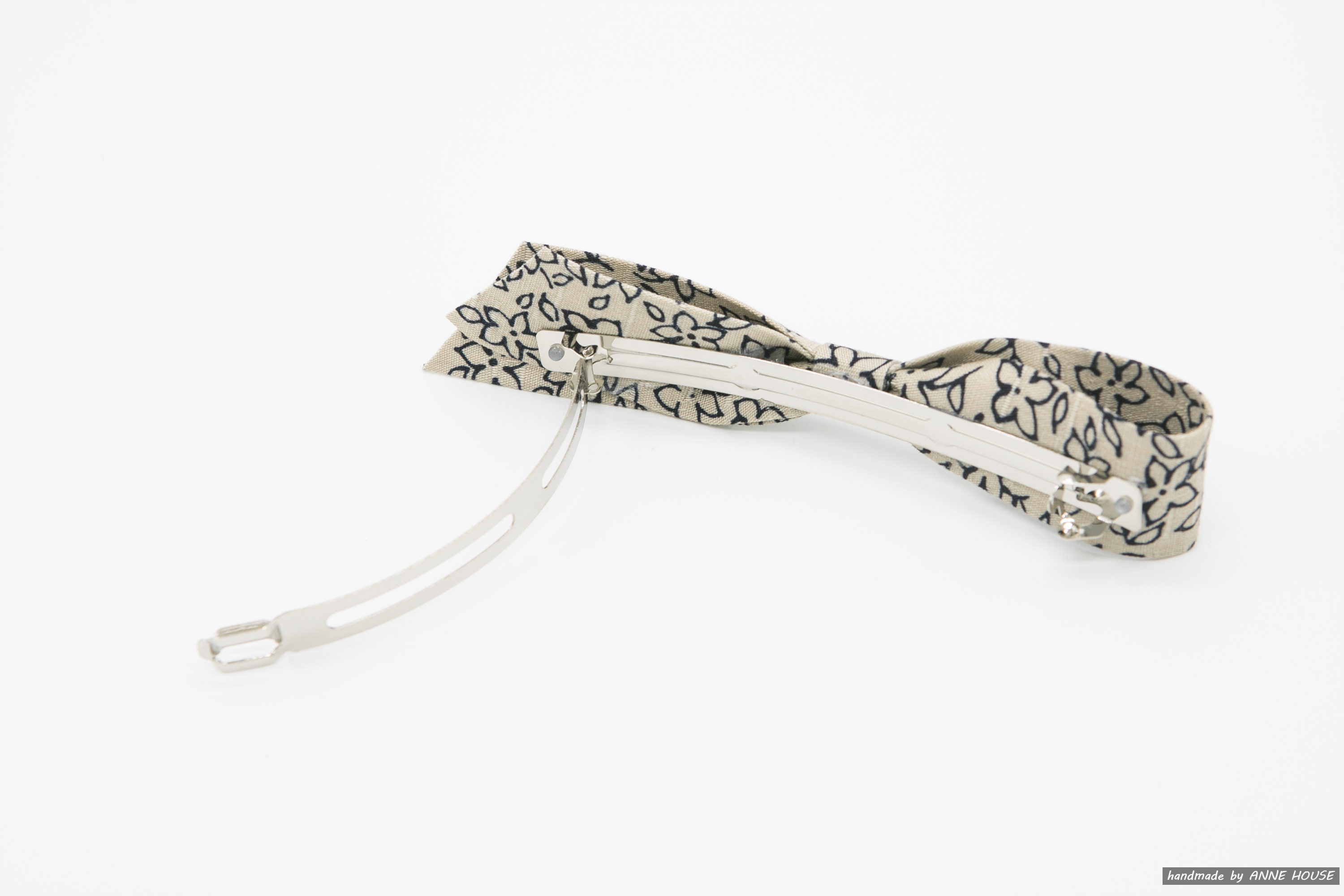 New A442 Simple Ribbon Hairpin Large 12cm hair Rec