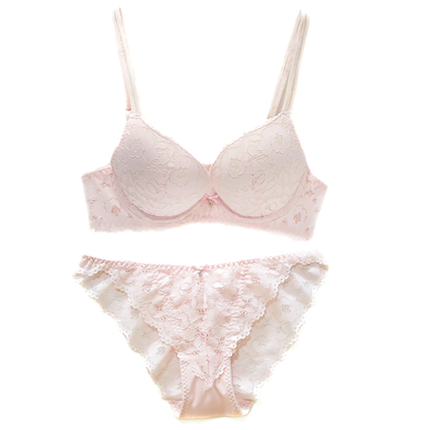 New Big Sassy Lace Volume Bra Summer Push-up Panti