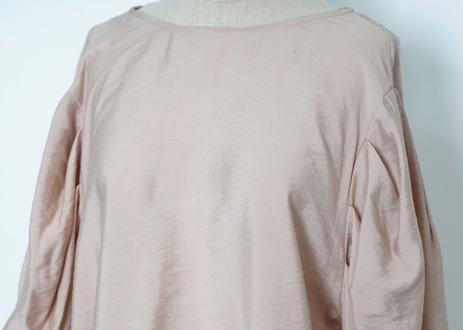 NEW FASHION LADY GIRL Blouse Ribbon Puff Blouse