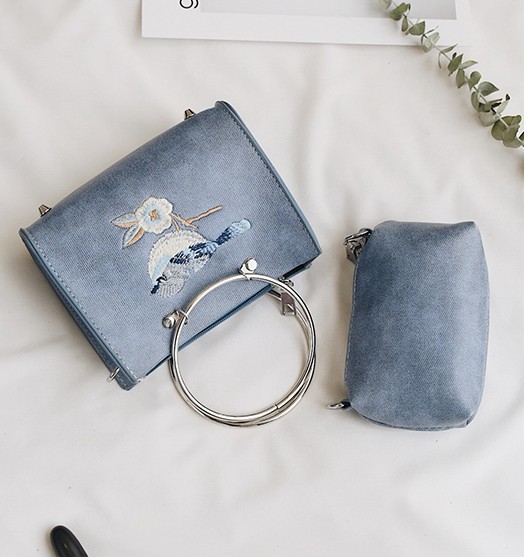 New Embroidery Mini Square Back Women's Cross B