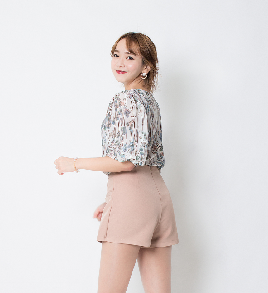 NEW FASHION LADY GIRL Blouse Summer Scent Flower P