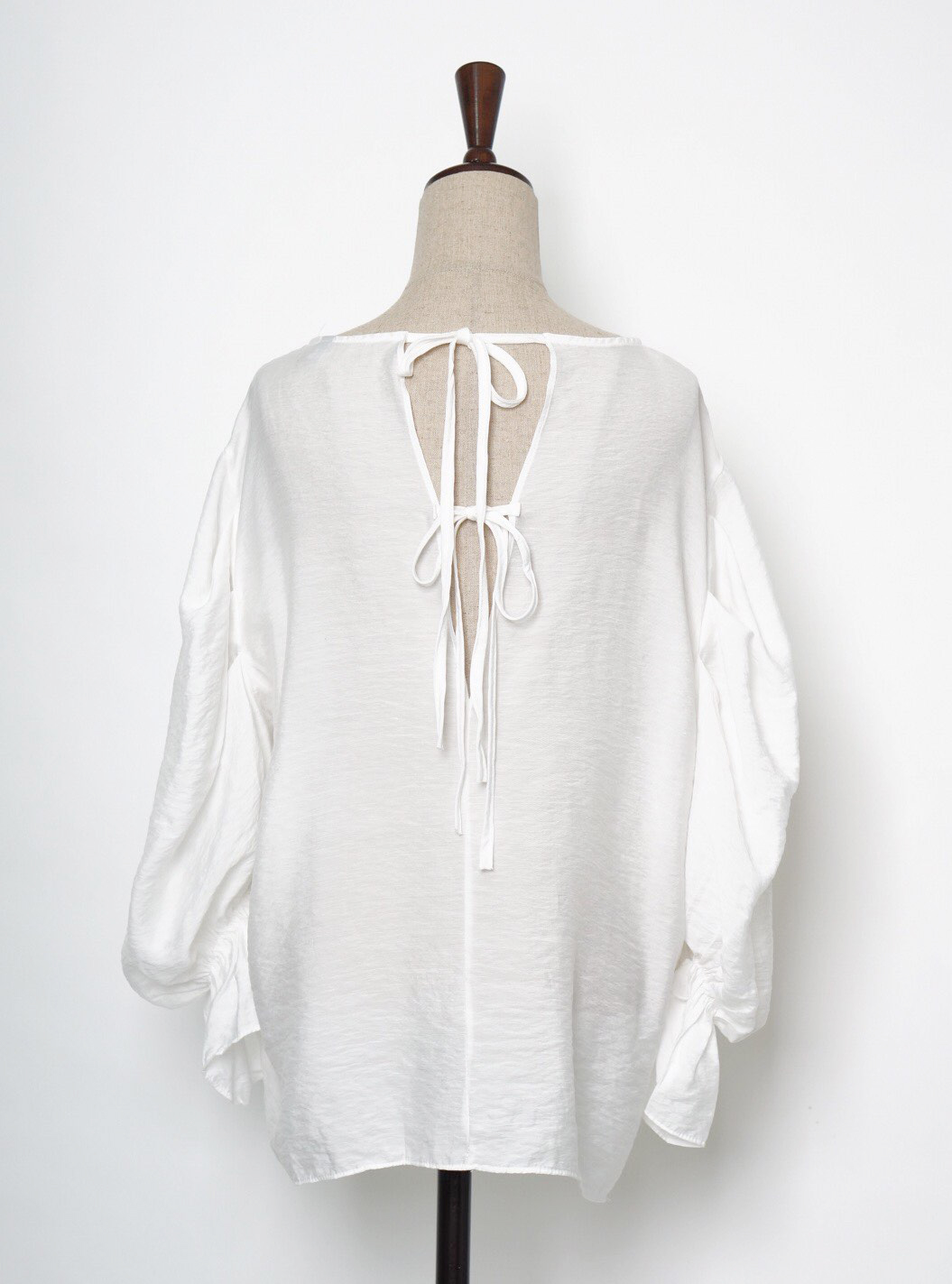 NEW FASHION LADY GIRL Blouse Ribbon Puff Blouse