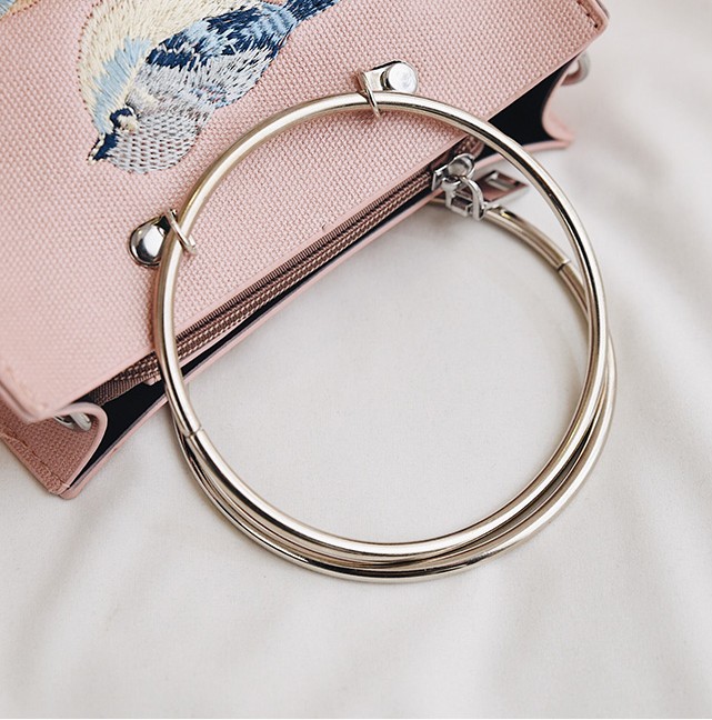 New Embroidery Mini Square Back Women's Cross B