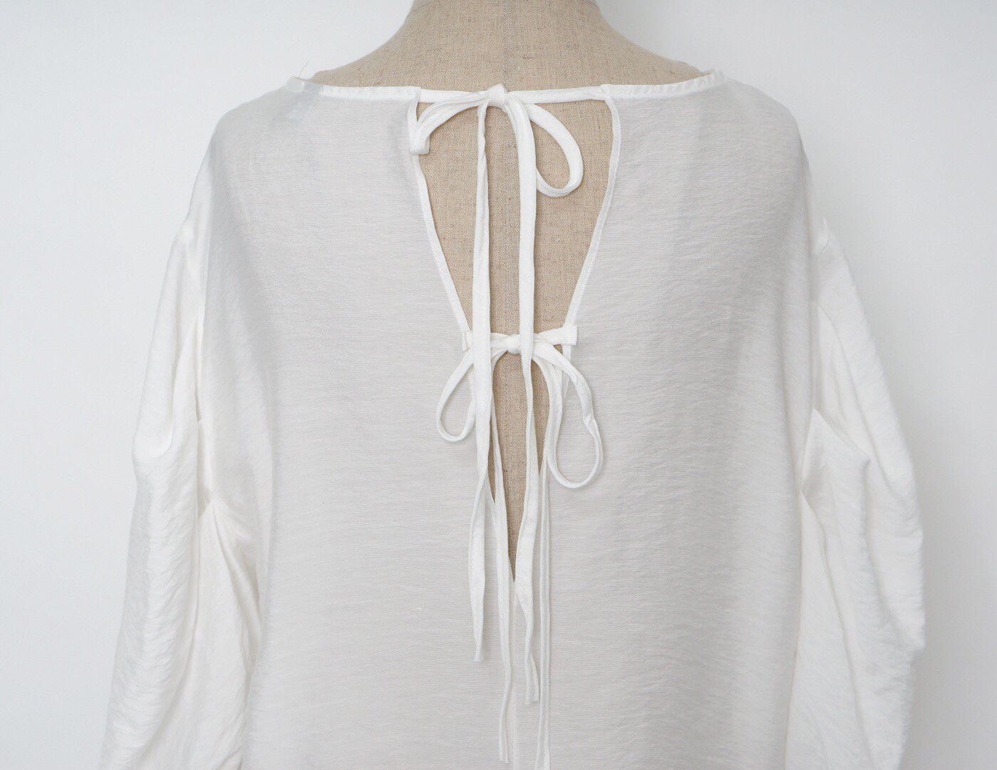 NEW FASHION LADY GIRL Blouse Ribbon Puff Blouse