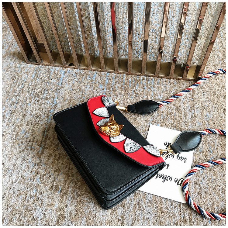 New Unique Pattern Cross Mini Bag White Woman Bag 