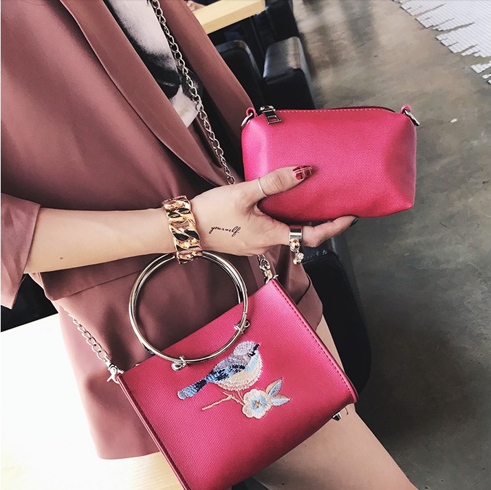 New Embroidery Mini Square Back Women's Cross B