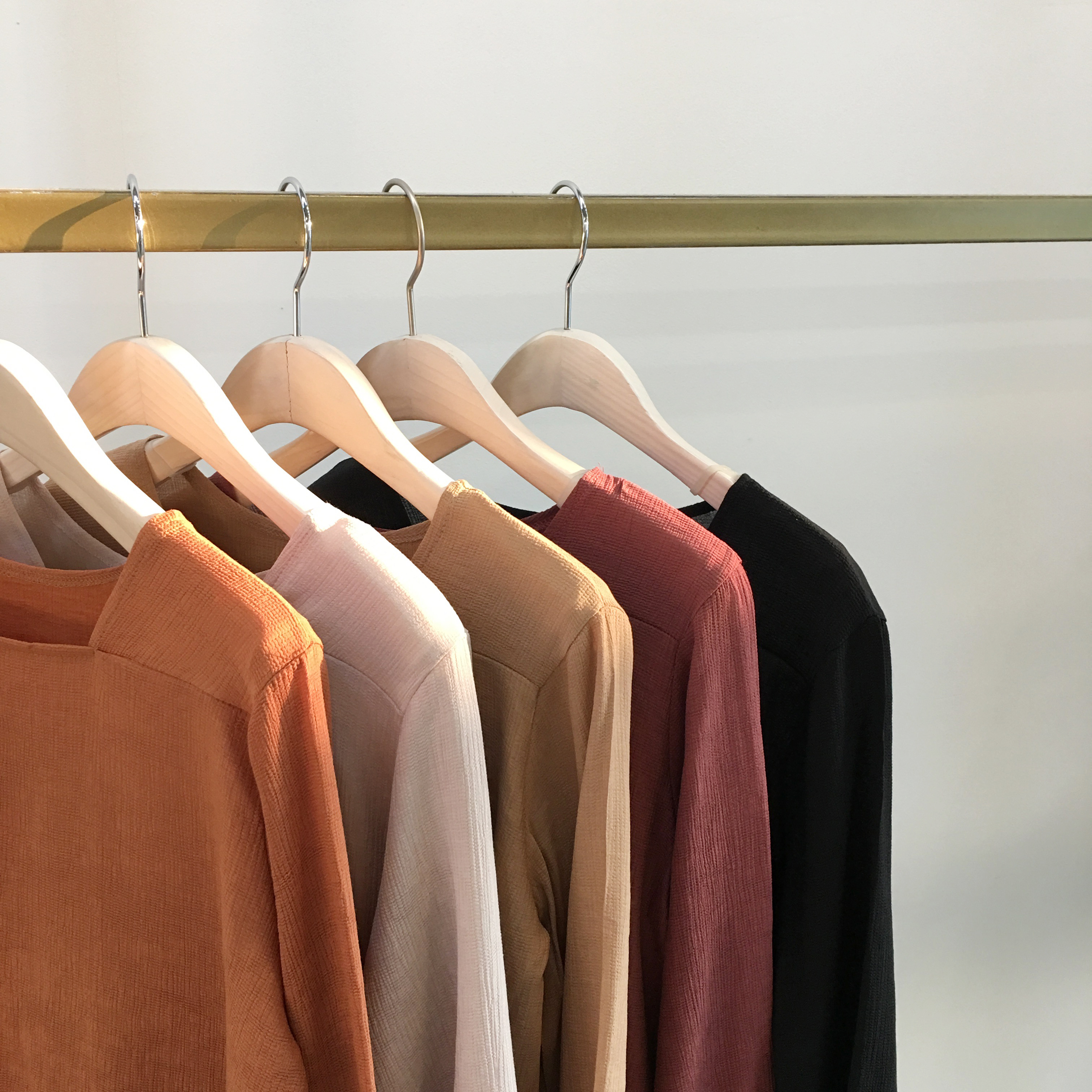 NEW FASHION LADY GIRL Blouse Fall Square Neck Long