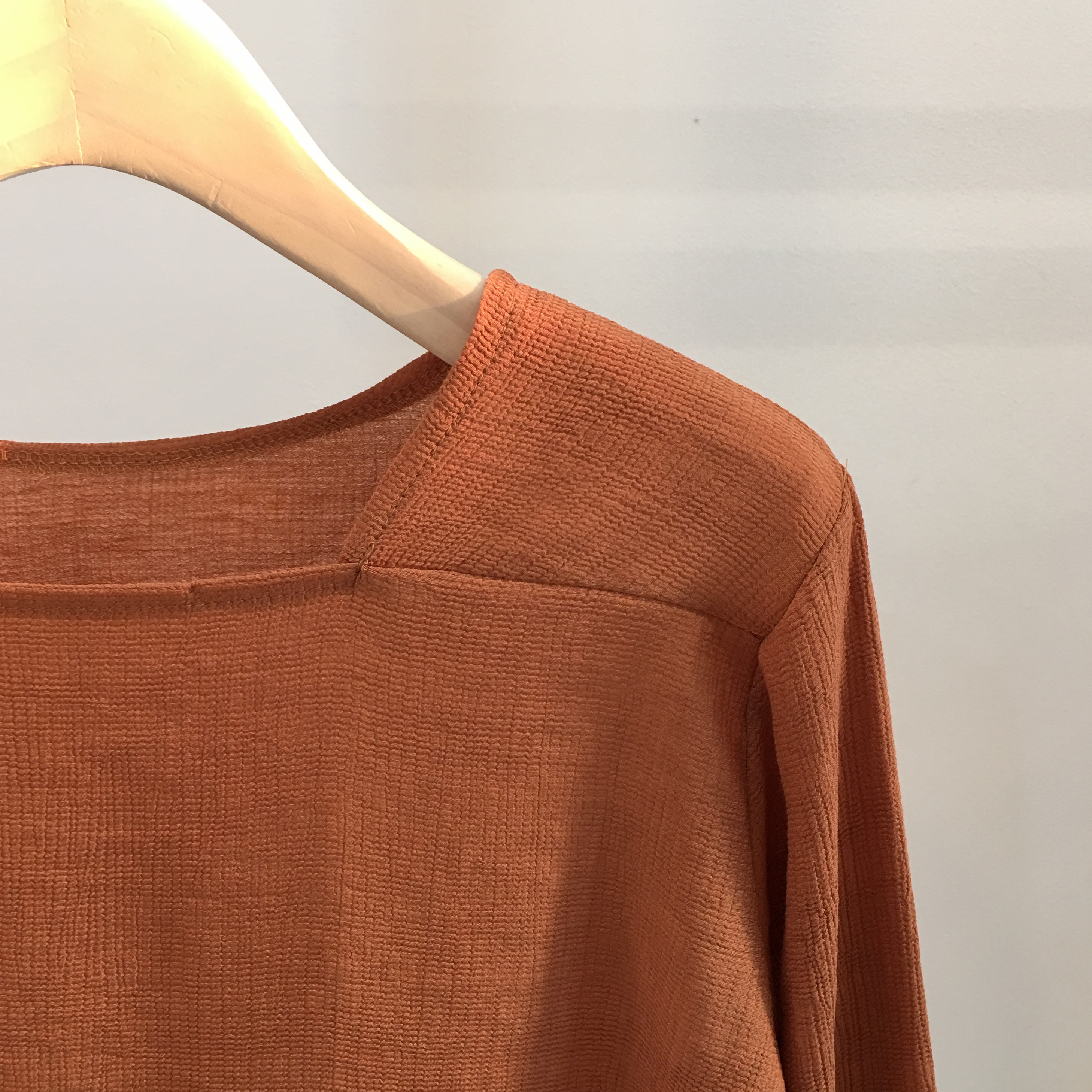 NEW FASHION LADY GIRL Blouse Fall Square Neck Long