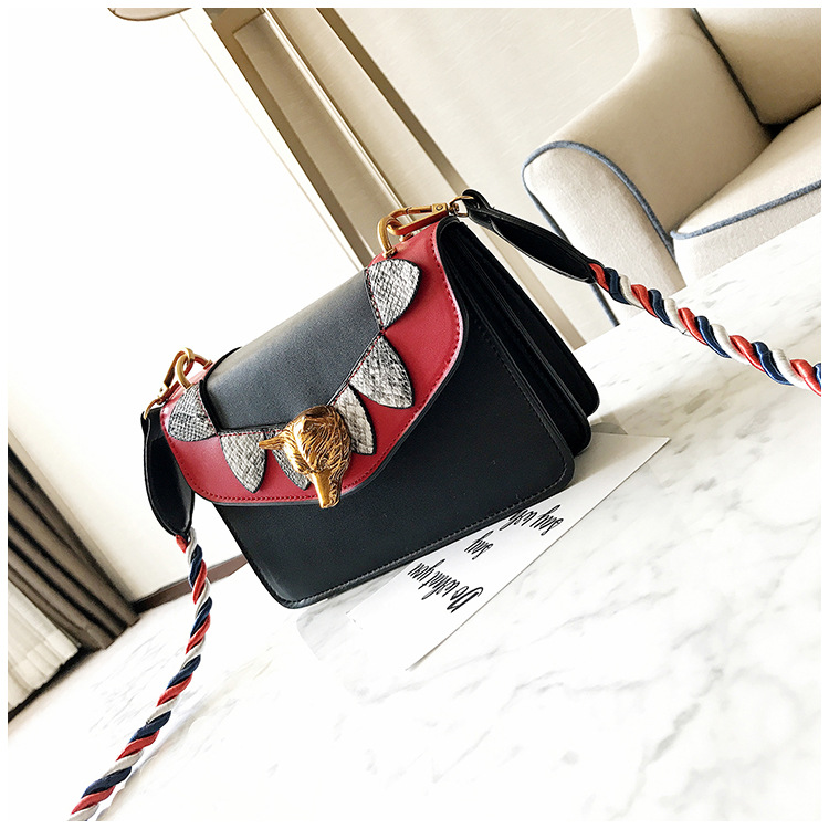 New Unique Pattern Cross Mini Bag White Woman Bag 