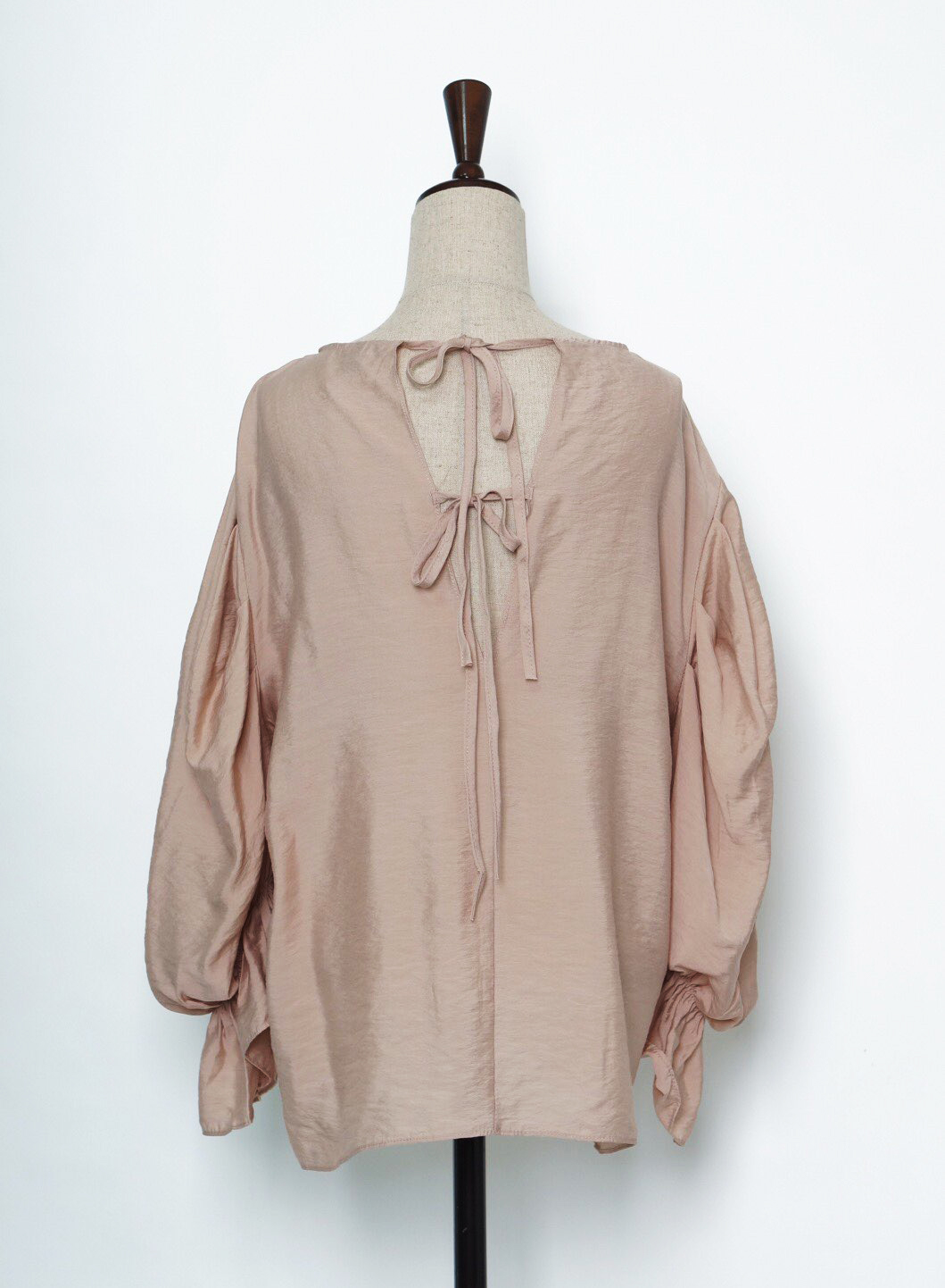 NEW FASHION LADY GIRL Blouse Ribbon Puff Blouse