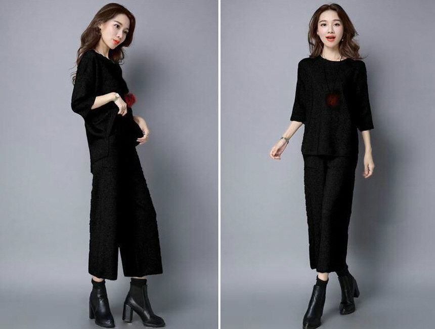 Knit Two-Piece Women's Foliage Autumn Cody Look