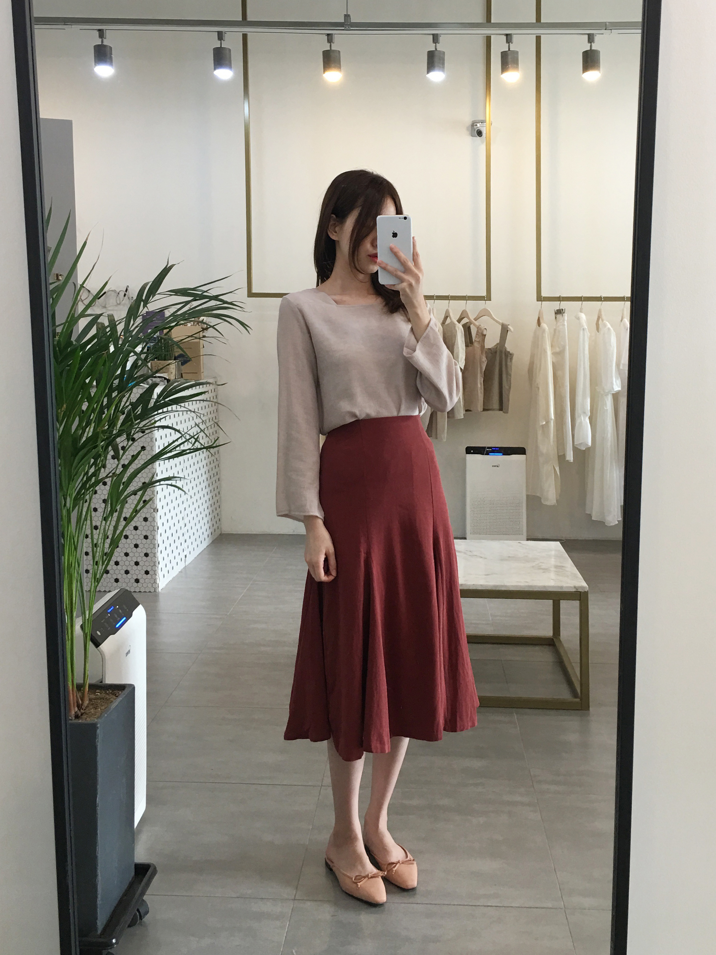 NEW FASHION LADY GIRL Blouse Fall Square Neck Long