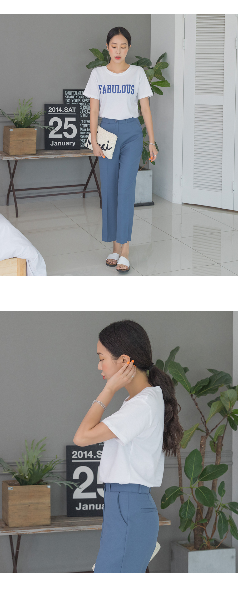 New Women's Pants White Fox Date PIT Slim Life 