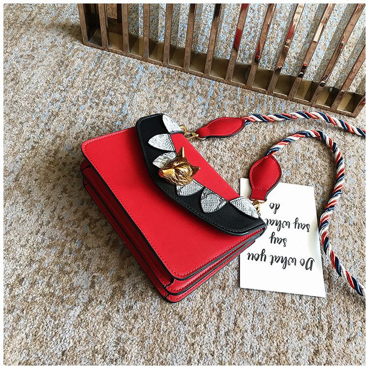 New Unique Pattern Cross Mini Bag White Woman Bag 