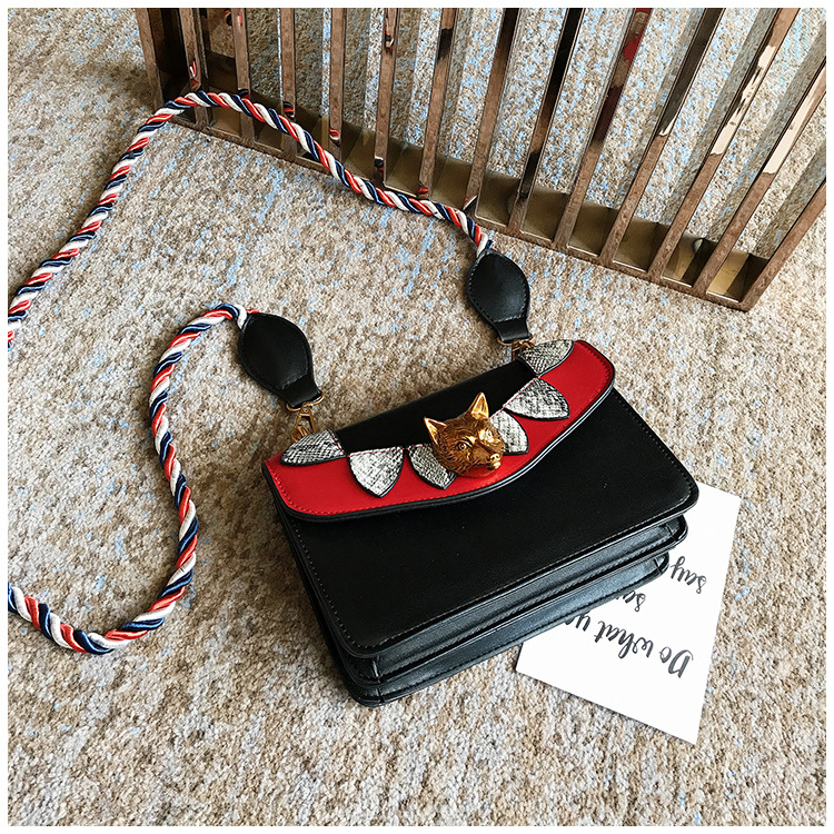 New Unique Pattern Cross Mini Bag White Woman Bag 