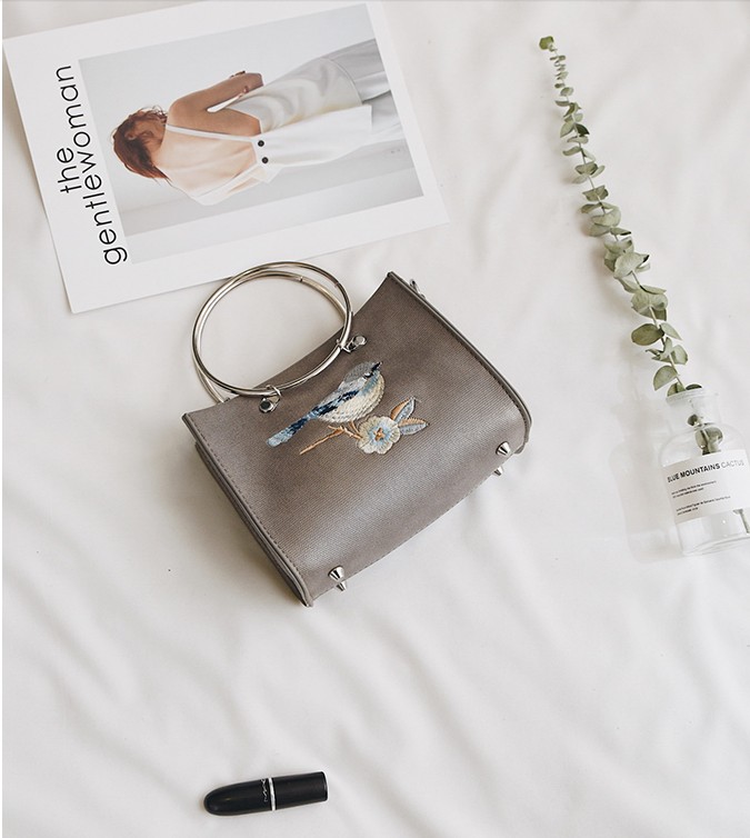 New Embroidery Mini Square Back Women's Cross B