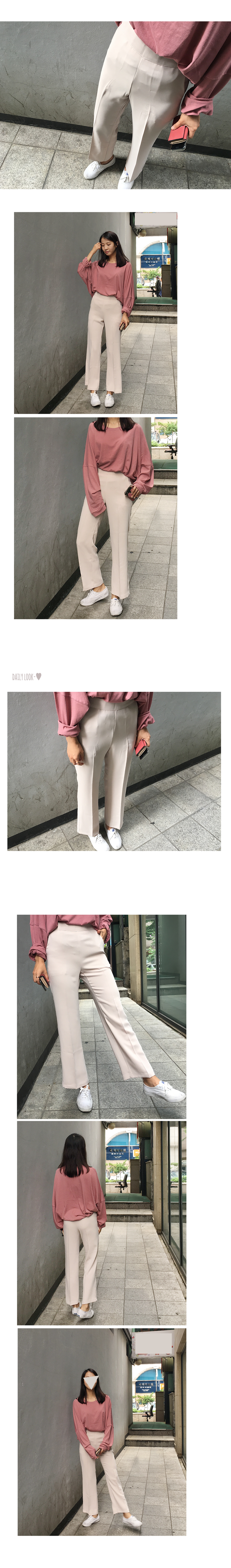 New Women's Pants High Waist Slim Fit Boots Cut